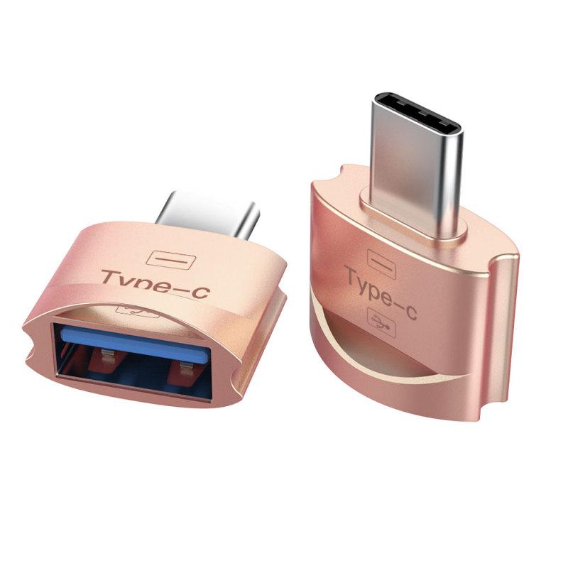 Металлический USB 3.1 Type C Male to USB 2.0 A Female OTG Data Adapter Type C OTG Adapter