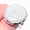 Natural Rainbow Moonstone Gemstone 925 Sterling Silver Ring Size 9.5 W9w07