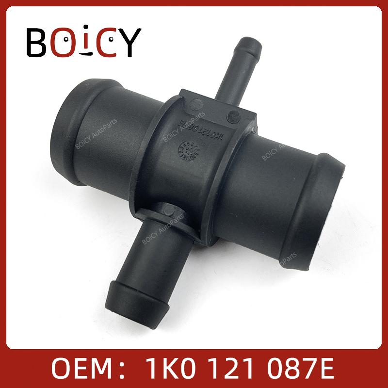 BOICY Distribution Pipe Coolant Hose Connector for Golf Caddy Jetta Touran A3/S3 Octavia Altea Leon Toledo 1K0121087E