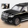 Большой размер 1/18 Toyota Land Cruiser LC300 ZX Металлическая модель автомобиля Diecasts Металлический Внедорожник Модель автомобиля Звук Свет Игрушка для детей Подарок