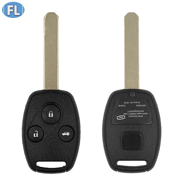 Honda 2.3 Straight Handle 3-Button Remote Control 433MHz