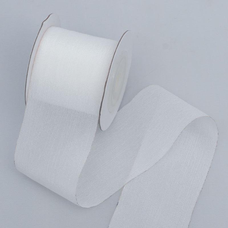 Лента из снежной марли, полосатая, плиссированная, микропрозрачная лента, ручная работа, бант, букет, пригласительный пакет, декоративный плетеный бант из ленты, цветок, ручная работа