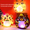 1 Set Durable Cartoon Animal Non-woven Fabric Handmade Lantern Halloween Mid-autumn Festival Glowing Holiday Gift KTY