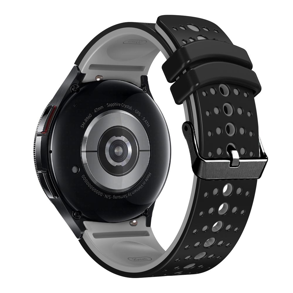 Силиконовый ремешок без зазора для Samsung Galaxy Watch FE 7 6 44мм 40мм/6 Classic 47мм 43мм Дышащий ремешок для Watch Pro 45мм 4 Classic