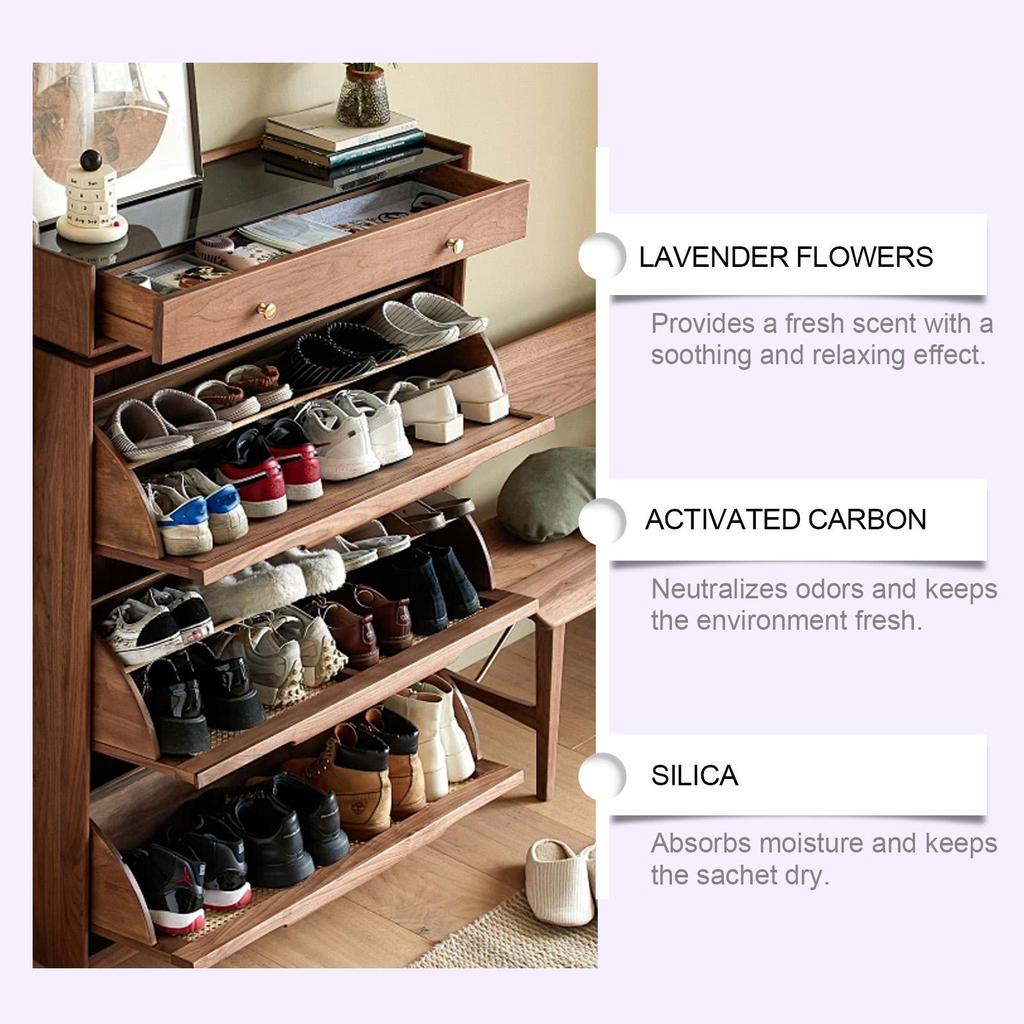 Ароматизированный лавандой саше натуральный свежий стойкий цветочный аромат для шкафа, обувного шкафа, запаха для дома, портативный ароматизатор в саше
