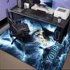 1PC Custom Name Jaws: Ocean Terror Theme Floor Mat Ideal for Living Room, Game Rooms, Office, Bedroom,Floor Mat Playful Design