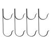 4 Sets Pool Pole Hanger Professional Aluminium Alloy Pool Holder Hook for Poles Brushes Vacuum Hoses Garden Tools