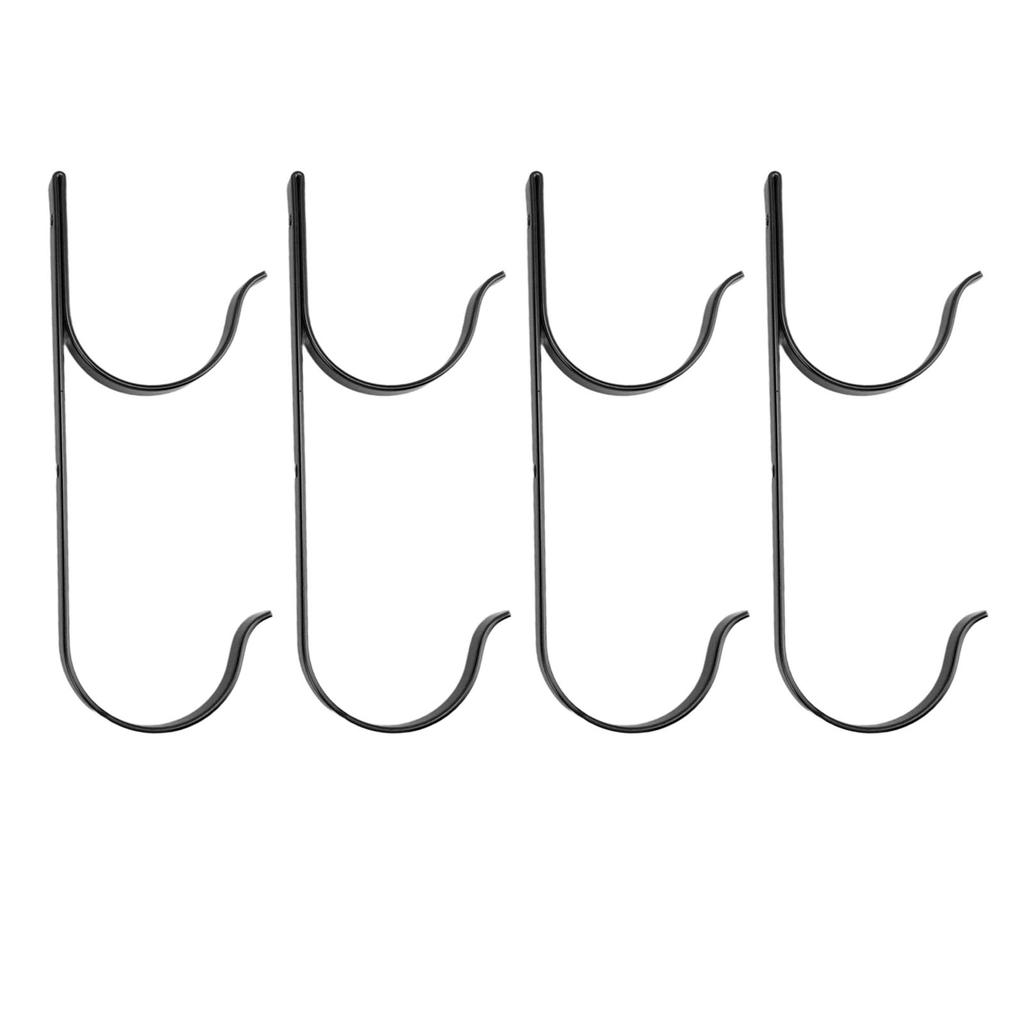 4 Sets Pool Pole Hanger Professional Aluminium Alloy Pool Holder Hook for Poles Brushes Vacuum Hoses Garden Tools