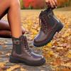 Martin Boots Women's Shoes: New Thick-soled Ankle Boots, Plus-size Outerwear Women's Boots