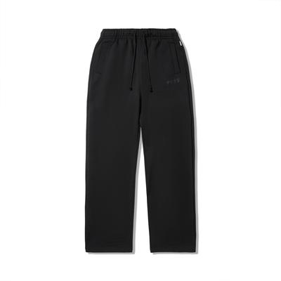 Li Ning Trendy Sports Series Удобные Простые Универсальные Прямые Свободные Повседневные Брюки Мужские Брюки Черные AKLV671-1