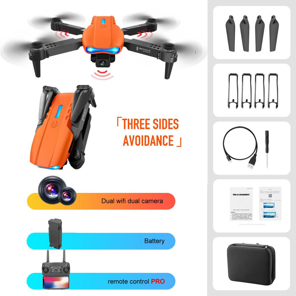 Новый E99 Pro RC Мини Дрон 4K с одной/двойной камерой WIFI FPV Складной квадрокоптер Профессиональный вертолет для аэрофотосъемки игрушка в подарок для