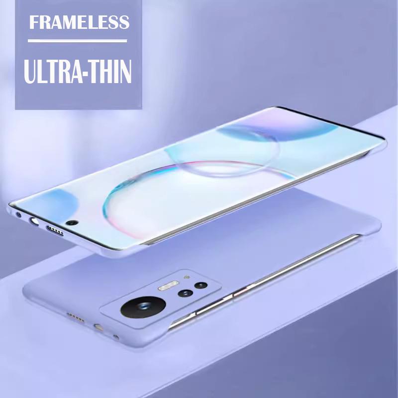 Безрамный тонкий матовый жесткий чехол-накладка из ПК для Xiaomi 12 12x 12s бамперные чехлы mi 12 Pro 12T противоударный чехол Fundas Coque