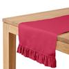 Fuschia Pink Home D    Cor Kitchen Table Decor Home Frill Table Runner-14 X 108