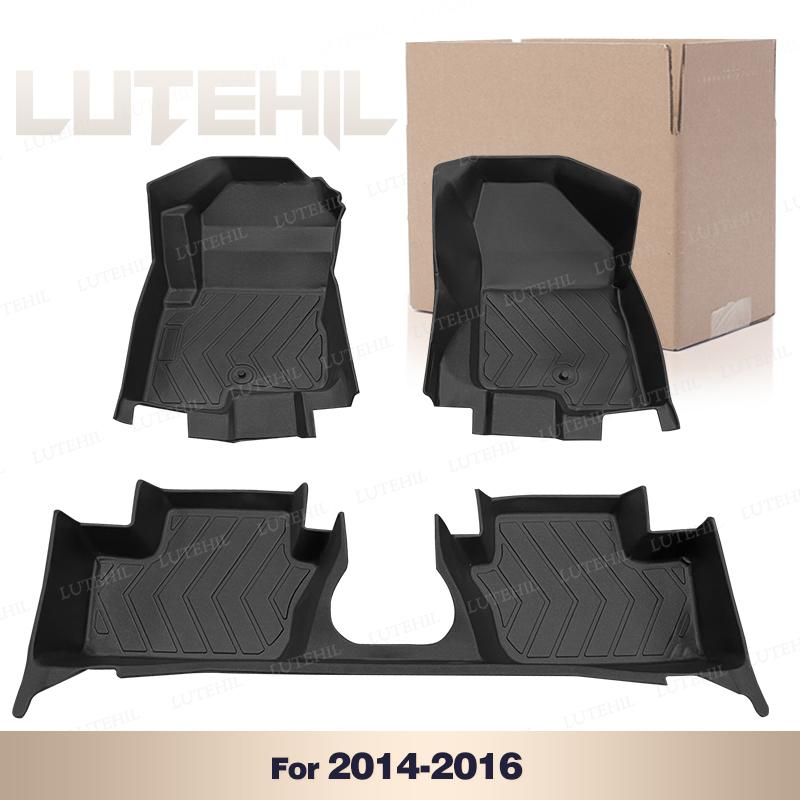 For JEEP Compass 2014-2024 2023 2019 2018 2017 2016 2015 All-Weather TPE Floor Mat Custom Carpet Cover Auto Interior Accessories
