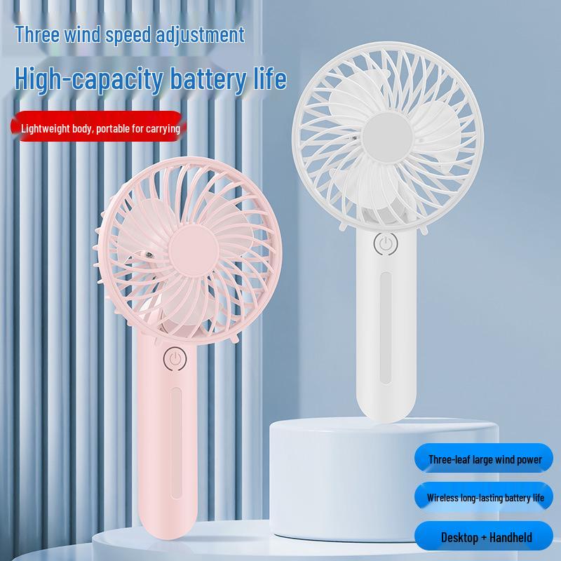Compact Rechargeable Handheld Folding Fan - Multi-Functional, Portable, and Cooling for Home Use