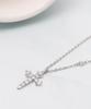 Женское колье Blancier Bl261N1266 с цепочкой Cross Cubic