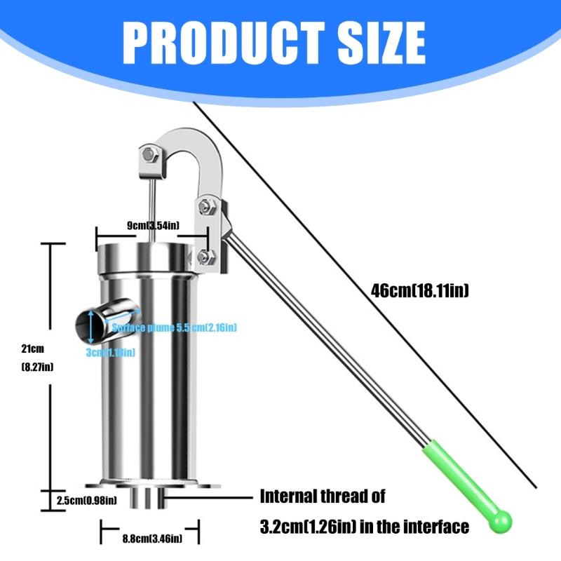 Manual Pressure Water Pump 360 Degree Swivel Designs Pressure Pump for Efficient Outdoor Hydrations & Irrigations Needs