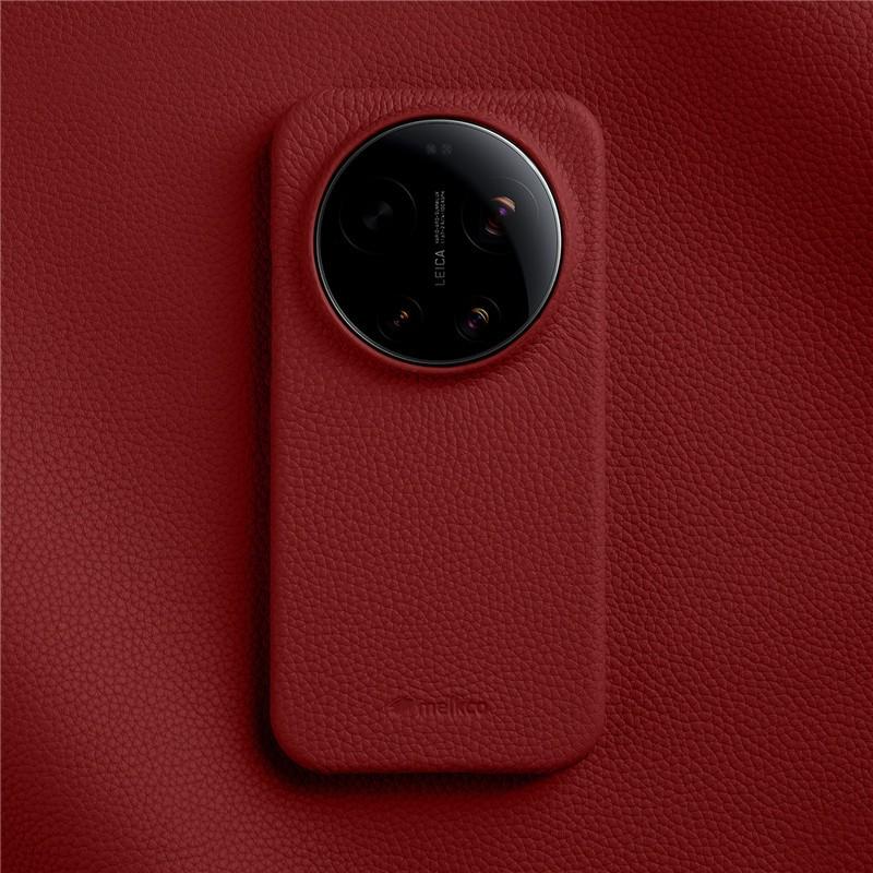 Melkco 100% Натуральная Кожа Магнитный Чехол для Xiaomi 17 Ultra Беспроводная Зарядка Однотонная Коровья Кожа Жесткая Задняя Крышка с Розничной Коробкой