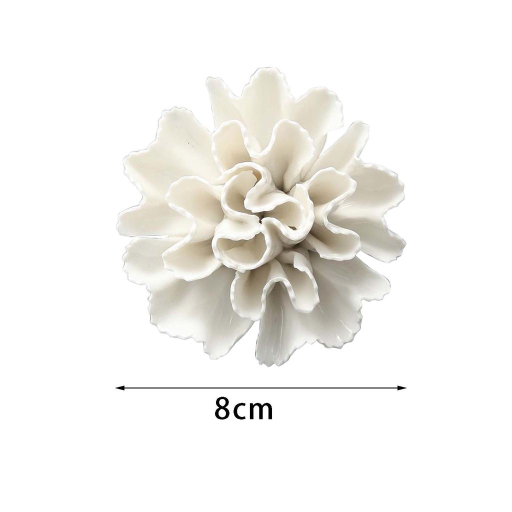 Подвесная стена 3D керамический цветок настенный декор искусственный цветок для офиса дома керамические цветы ручной работы скульптура подвесной декор