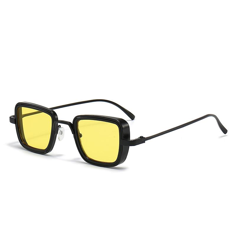 Vintage Metal Frame Square Sunglasses For Women Men Punk Sun Glasses Female Eyewear Oculos De Sol for Male Female Eyeglasses