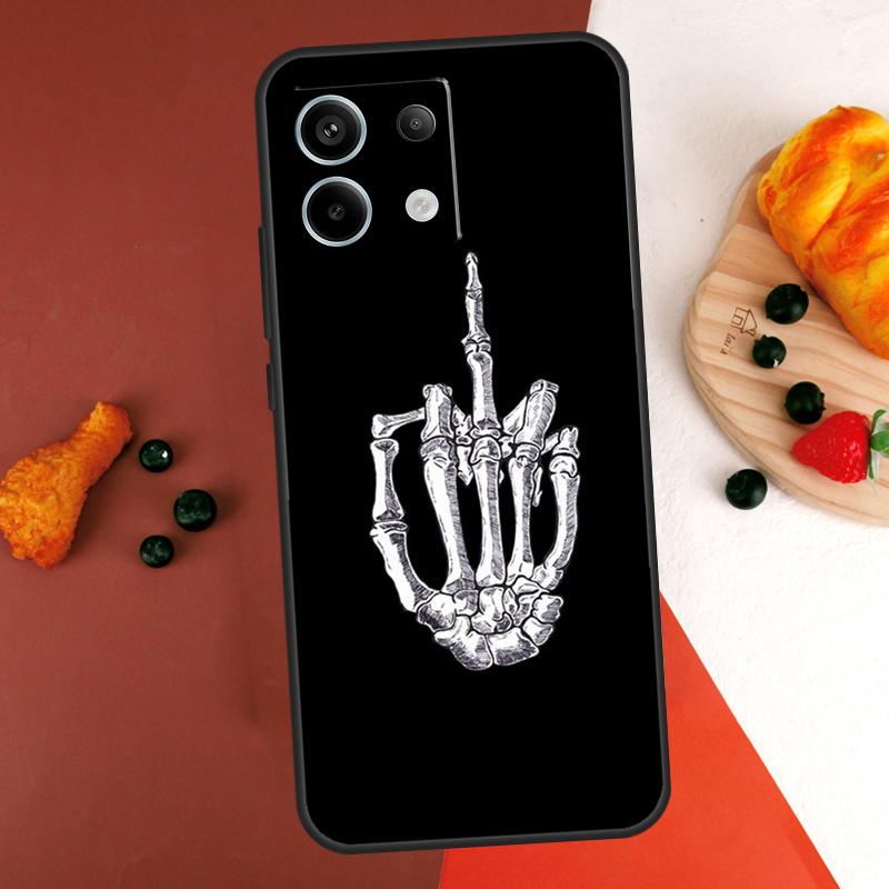 Bones Skeleton Case For Xiaomi Redmi Note 14 13 Pro 9 10 11 12 Pro 10S 11S 12S Redmi 13C 10C 12C 14C Coque