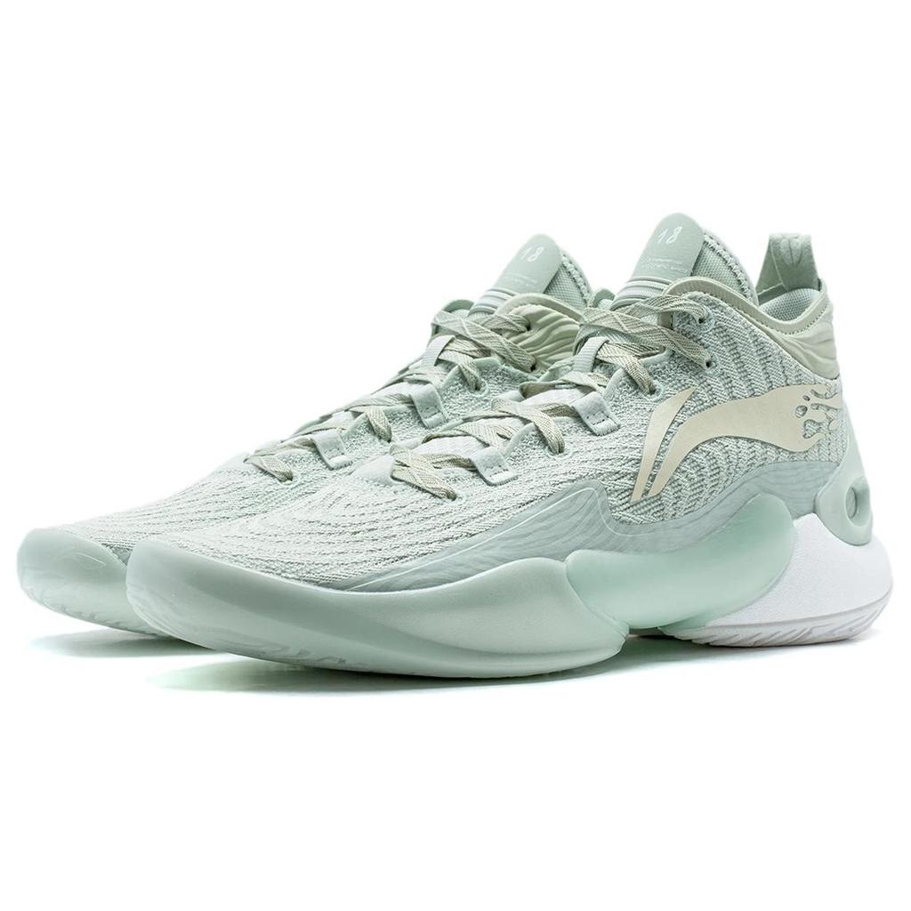 Li Ning Yu Shuai 18 ASG Full Palm Cushioning Anti-Slip Wear-Resistant Support Rebound Mid-Top Basketball Shoes Men Basketball Shoes ABAU009-9