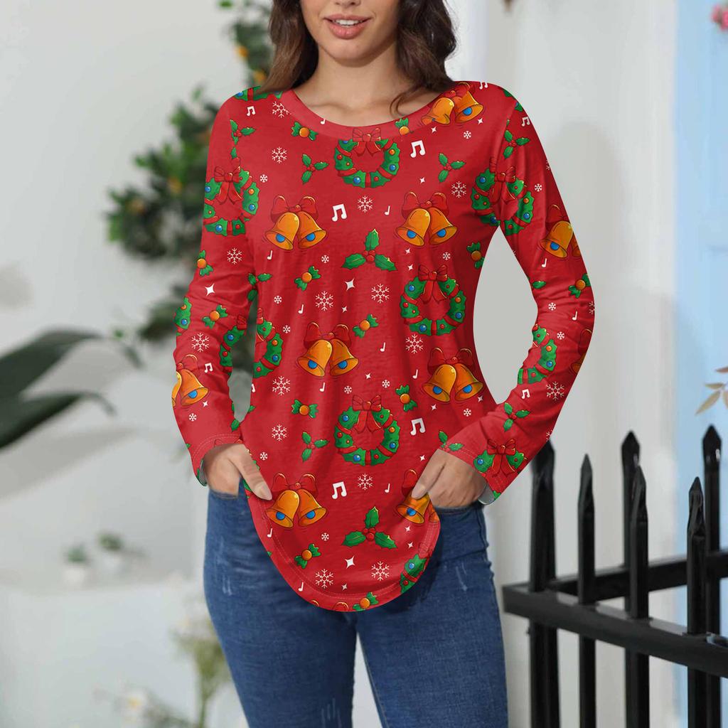 Футболки женские осенние повседневные рубашки с длинным рукавом толстовка винтажный графический принт топ пуловер ко Дню святого Валентина