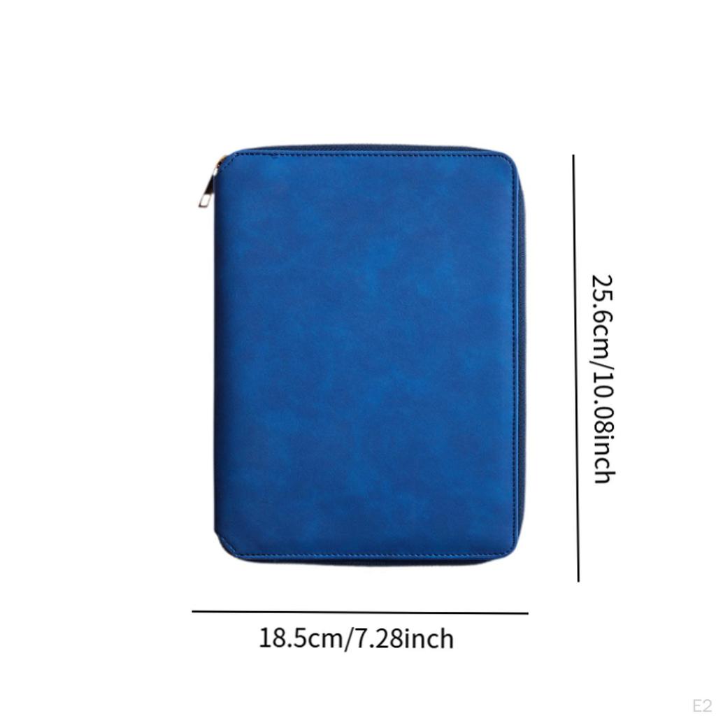 Блокнот формата А5 на молнии с 6 кольцами, папка для подарков на день рождения, журнал для встреч и путешествий