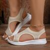 Fashion Women Sandals New Summer 2025 Comfort Casual Sport Shoes Women Beach Comfortable Wedge Platform Sandals Roman Sandals Plus Size