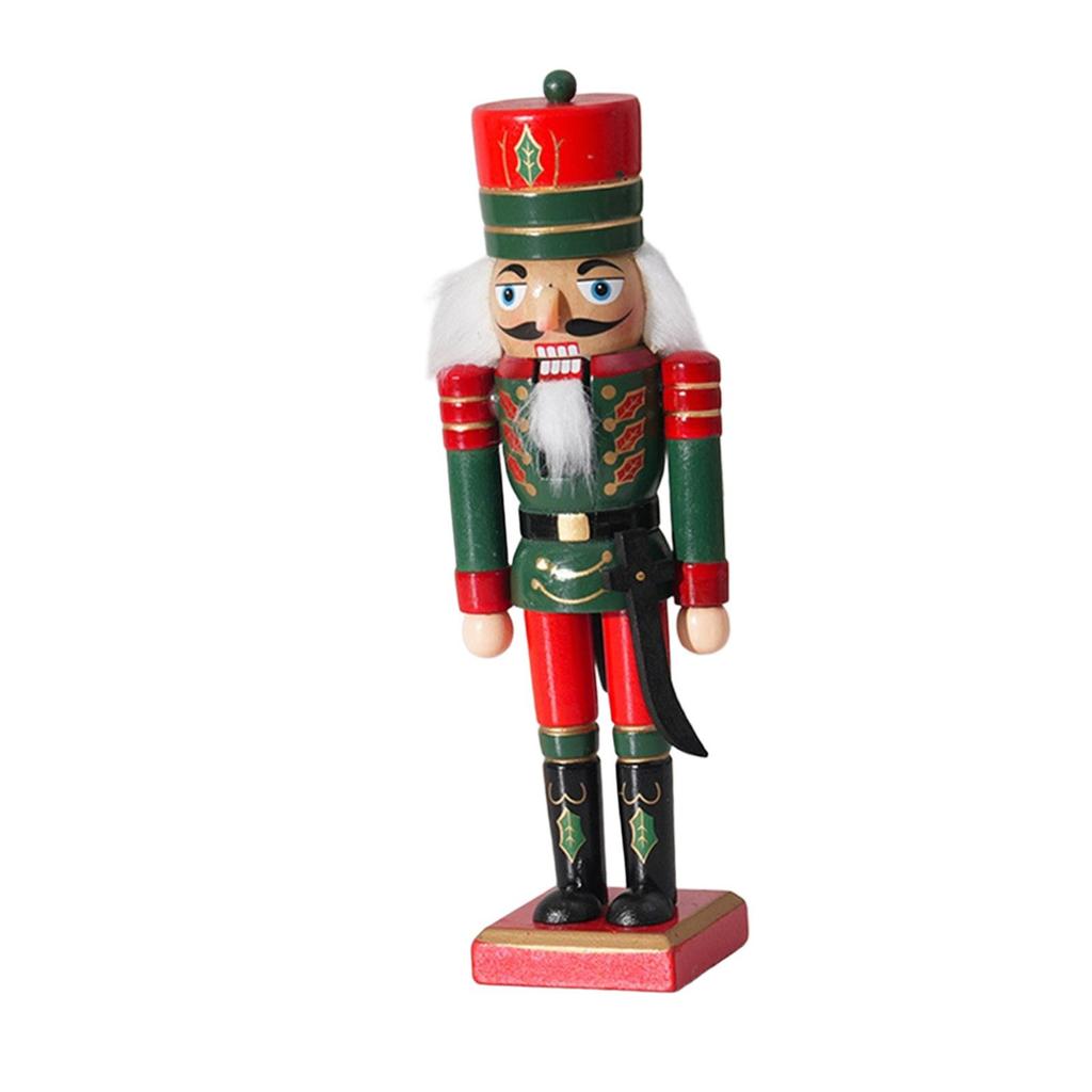 Christmas Decorative Nutcracker Figurine Crafts for Shelves Home Xmas Gift