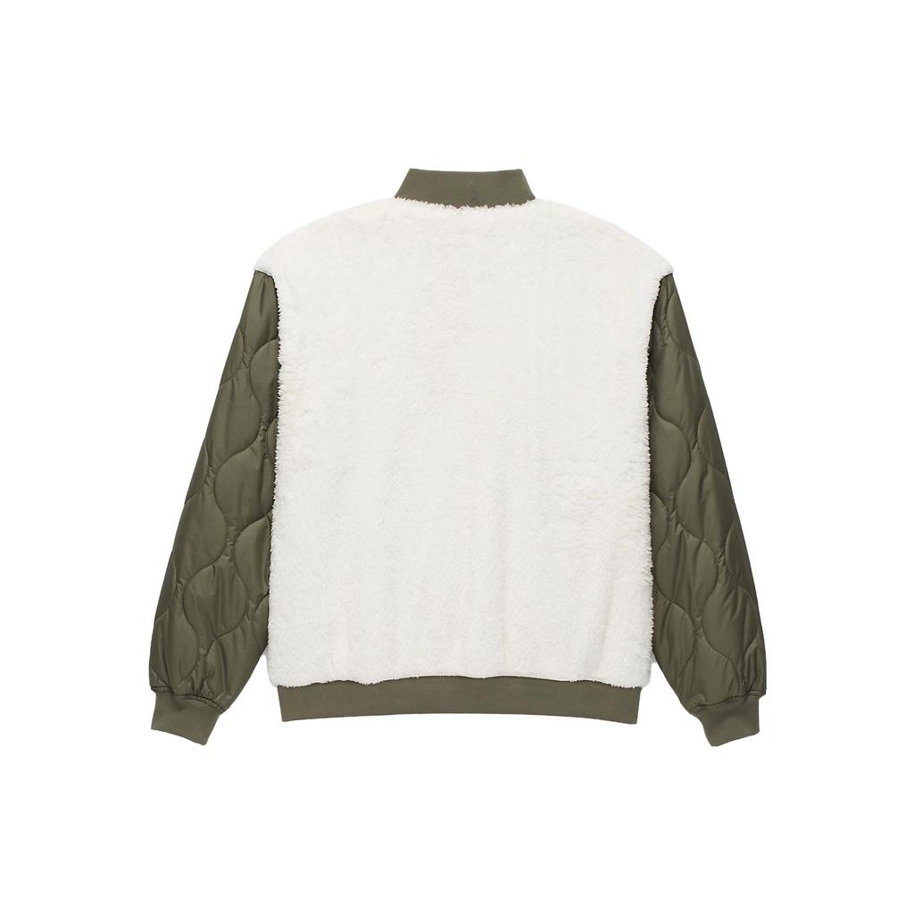 Vans Куртка-бомбер с нашивкой-логотипом и воротником-стойкой Женские куртки Белый Зеленый VN000F8NKCZ