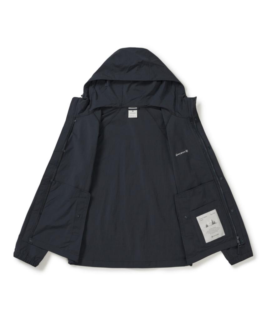 Ветровка Snowpeak Apparel Root с карманом на рукаве (S26Mmrwb62) Темно-синий