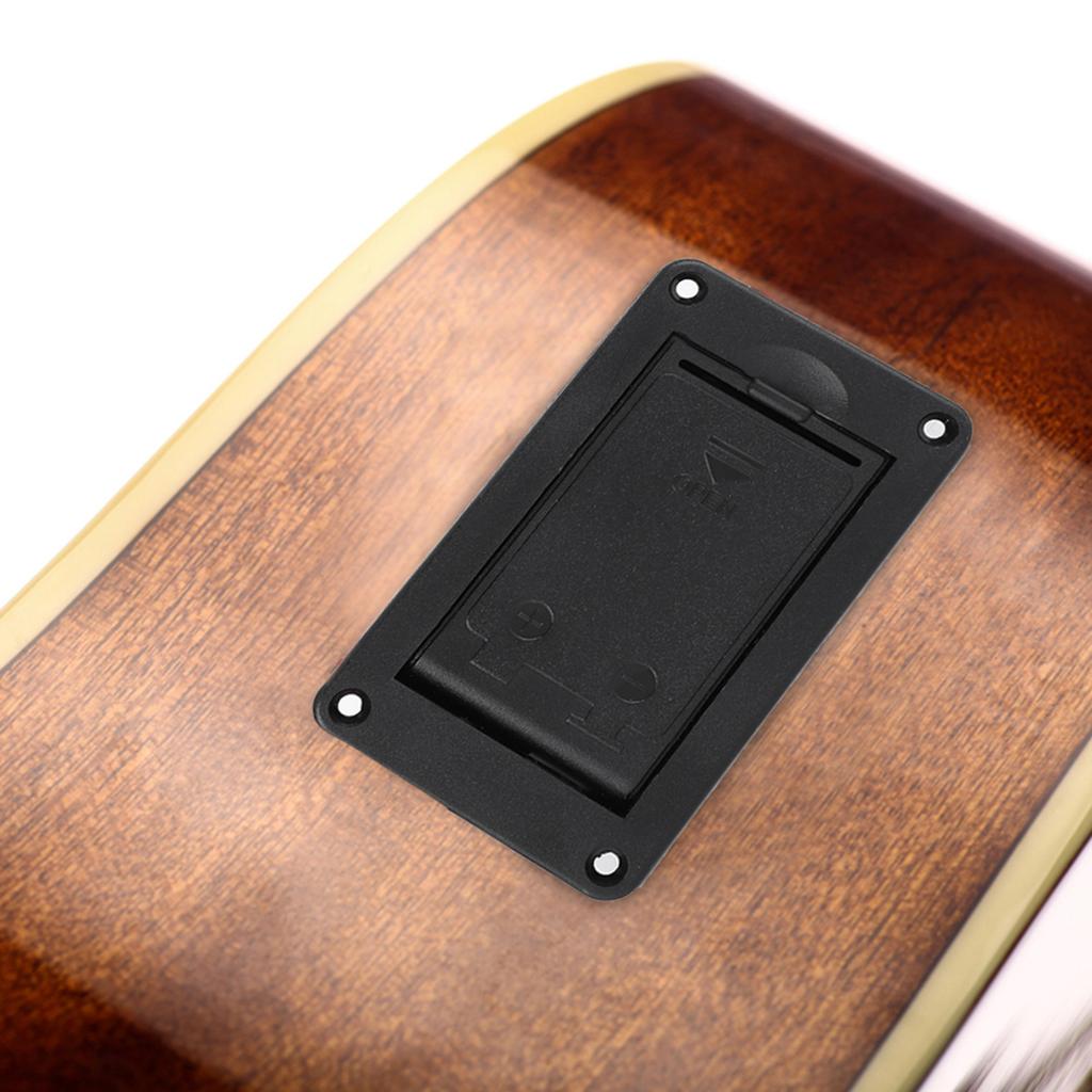 Кейс-держатель для батарейки 9В Крышка для гитары Баса Активный звукосниматель Разъем