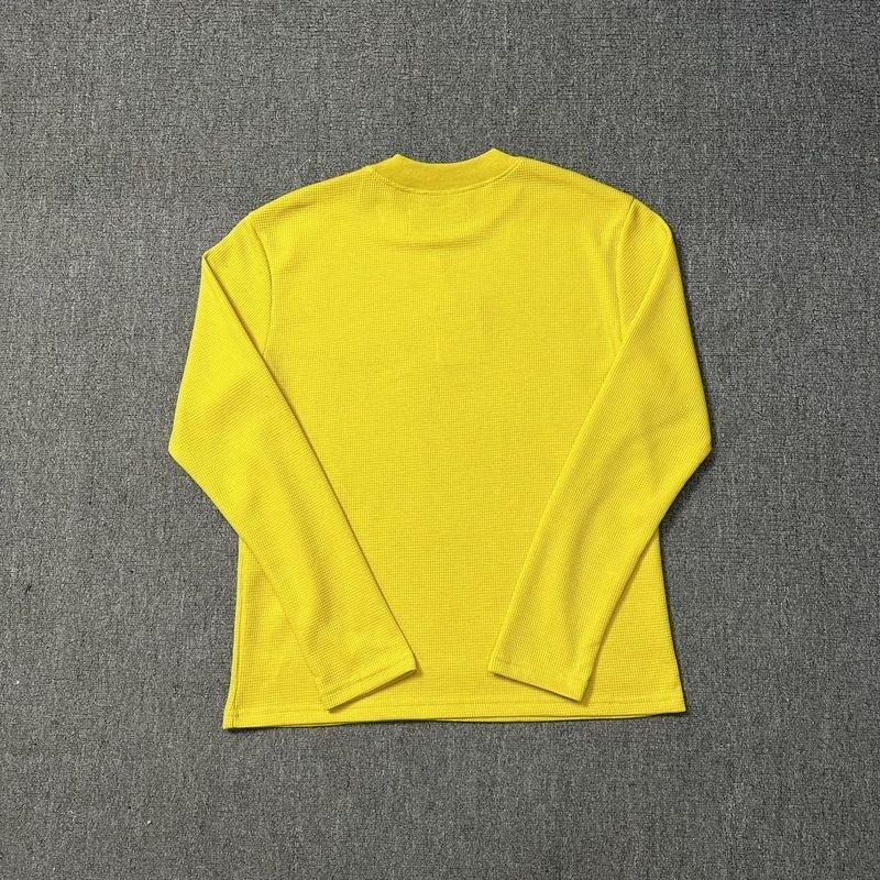 Oversized Cotton Long Sleeve T-Shirt With Bold Letter Print Unisex Streetwear Casual Top Fall