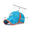 Adjustable Fashion Boys Girls Baseball Cap Sun Protection Caps Full Mesh Hats Summer Sunscreen Hats
