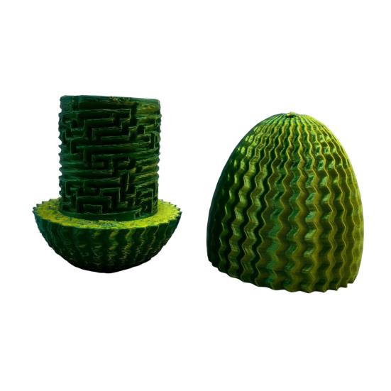 3D-печатный лабиринт-яйцо-головоломка, головоломка-лабиринт, ящик для хранения яиц-лабиринтов, игрушка-фиджет для детей и взрослых, домашний офисный стол