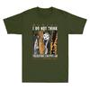 I Do Not Think Therefore I Do Not Am Japanese Possum Quote Vintage Unisexs Tshirt