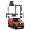 SHAOHAO Резиновые карманы в двери для Suzuki Hustler, резиновые аксессуары для интерьера, простые и аксессуары для интерьера (2-е поколение) MR52S/MR92S Коврики, Коврики, Нескользящие,