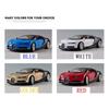 Welly 1/24 Bugatti Chiron Scale Diecast Vehicles High Simulation Model Car Metal Alfa Classic Toy Car For Kids Gift