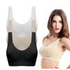 Women Seamless Fitness Gym Sports Full Bra Push Up Wireless Underwear Shape Wear Stretch Lift Crop Tank Bra Top Plus Size
