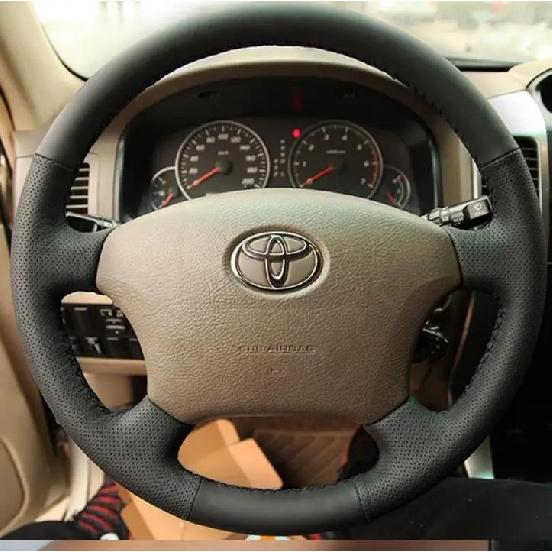Пришивная кожаная чехол на руль автомобиля Для Toyota Land Cruiser Prado 120 Land Cruiser (2003-2007) Такома(2005-2011)