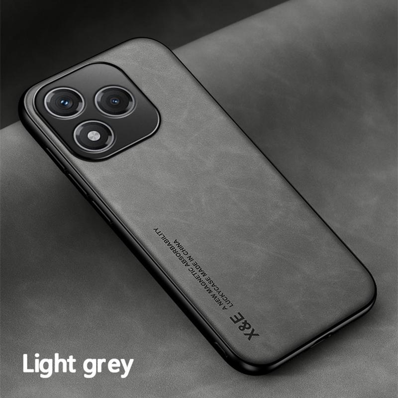 Противоударный магнитный чехол с покрытием "кожа на ощупь" для Honor 400 Lite 5G Защитная крышка Задняя панель телефона Coque Funda