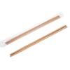 100 Pairs Disposable Individually Wrapped Carbonized Bamboo Chopsticks