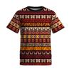 Ethnic Shirt Men T-shirt Totem Printing Short Sleeve Summer O-neck Casual Pullover For Male Fashion Street Clothing Daily Tees