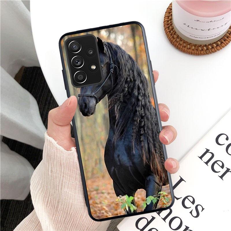 Чехол для телефона с изображением лошади для Samsung Galaxy A13 A22 A12 A32 A71 A11 A21S A33 A52 A72 A51 A50 A70 A31 M31