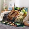 Cute Eevee  Print Flannel Blanket, High quality Comfortable for All Seasons, Home Decor, Warmth and Comfort