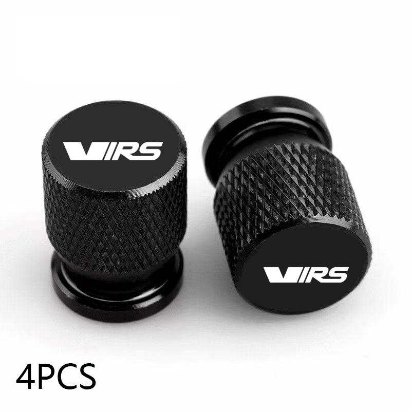 AHUQ1 For Skoda VIRS Octavia Kamiq Kodiaq Karoq RS Superb Fabia Rapid Car Wheel Tire Valve Caps Tyre Stem Covers Airdust Waterproof