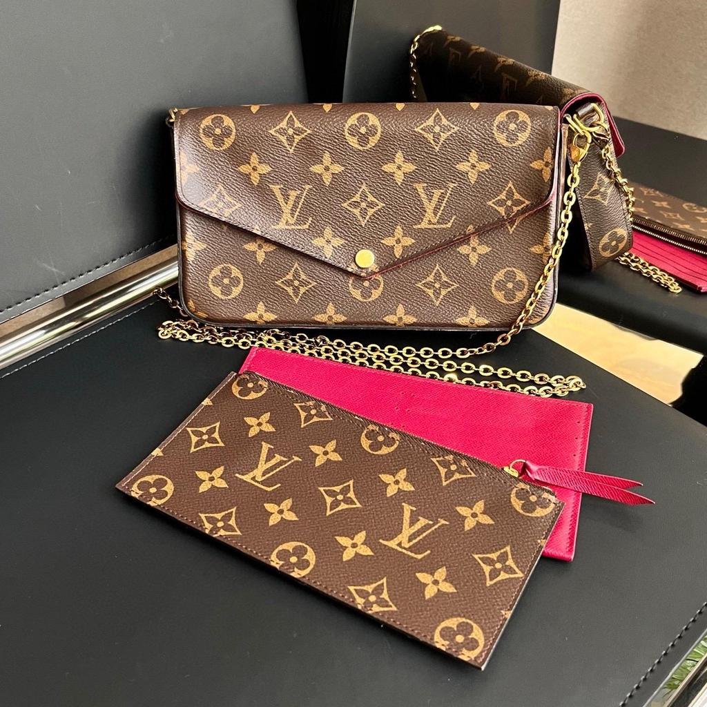 [Pre-Owned] Louis Vuitton Pochette FéLicie 'Brown Monogram Canvas' - Very Good #8BRB85