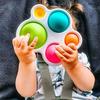 Пальчиковые игрушки для малышей Игрушки-антистресс Игрушки для младенцев Монтессори Разноцветные сенсорные игрушки Раннее развитие Интенсивное обучение Игрушки-фиджеты