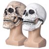Хэллоуин Череп шлем латекс подвижная челюсть полный череп шлем праздничная вечеринка украшение косплей Cos